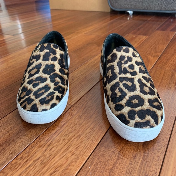 michael kors leopard slip on